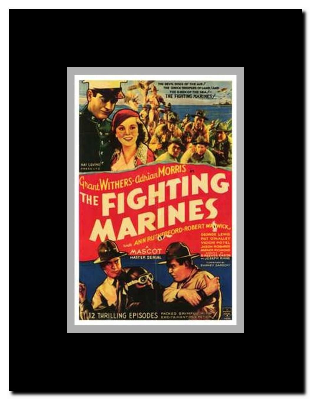 The Fighting Marines Framed Movie Poster