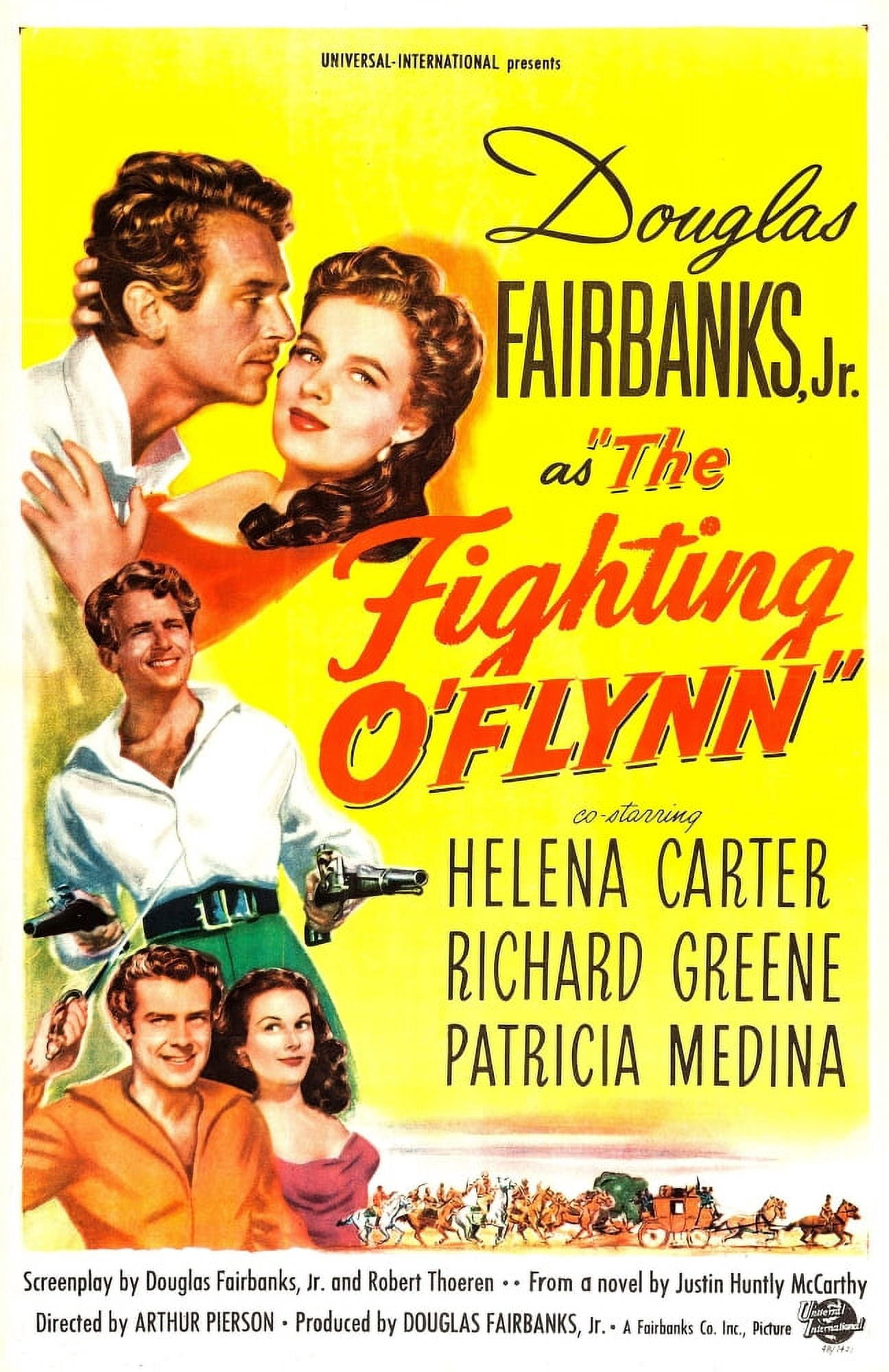 The Fighting OFlynn U Canvas Art - (11 x 17)