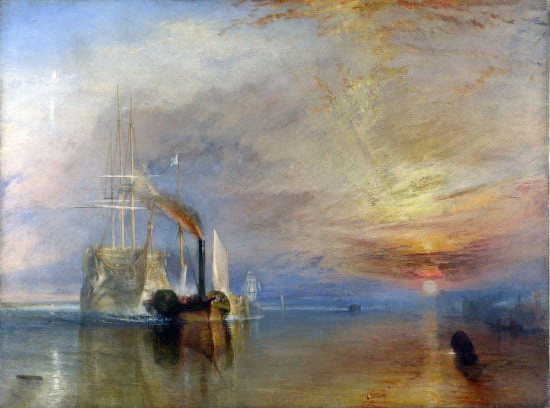 The Fighting Temeraire Canvas Art - JMW Turner (36 x 54)
