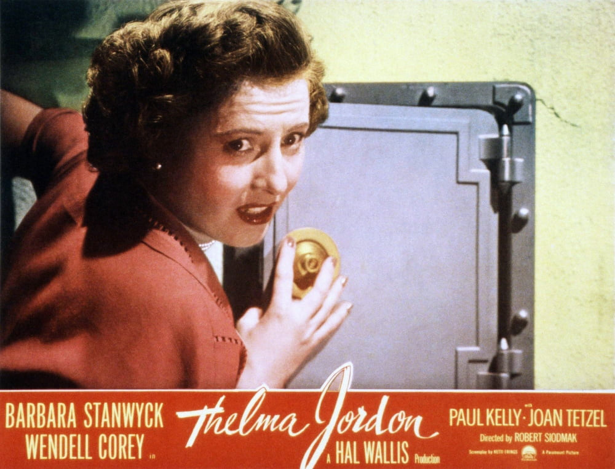 The File On Thelma Jordon Canvas Art - (28 x 22)