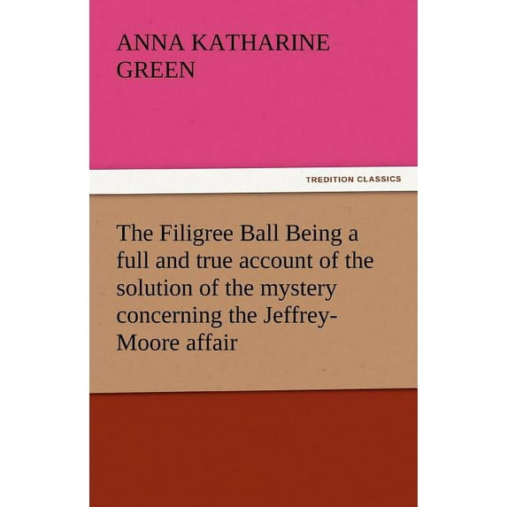The Filigree Ball Being a Full and True Account of the Solution of the Mystery Concerning the Jeffrey-Moore Affair