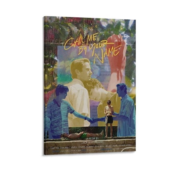 The Film "Call Me By Your Name" Movie Poster (2) Poster Decorative Painting Canvas Wall Art Living Room Posters Bedroom Painting 24x36inch(60x90cm)