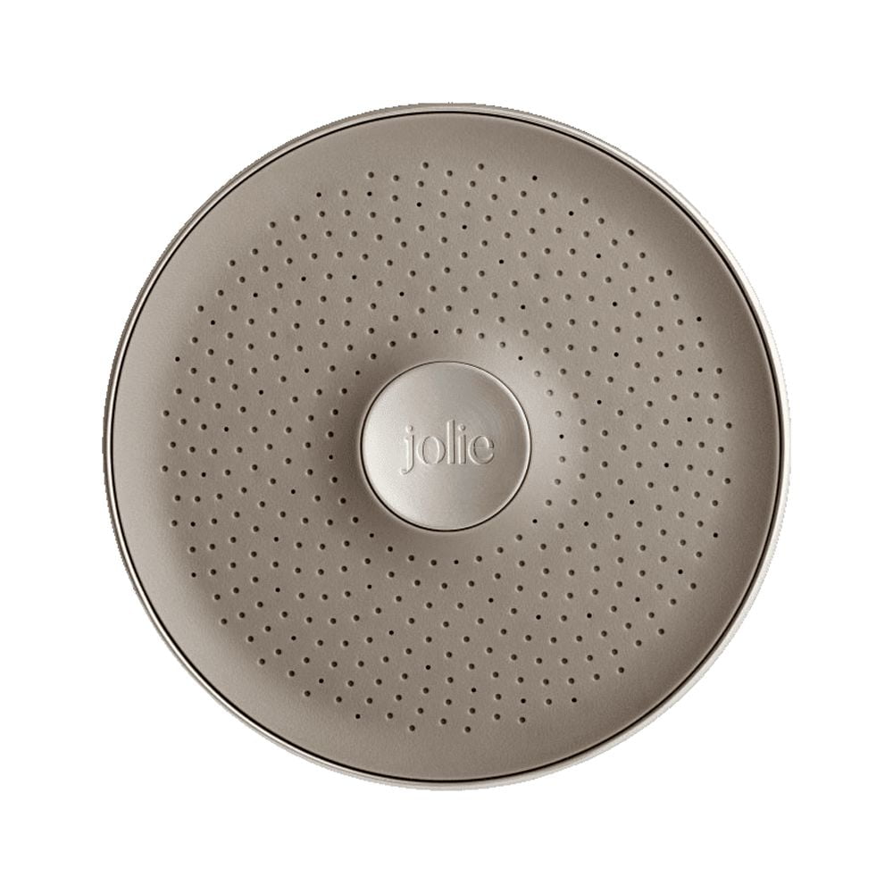 Jolie Brushed Steel Wall Mounted Filtered Showerhead
