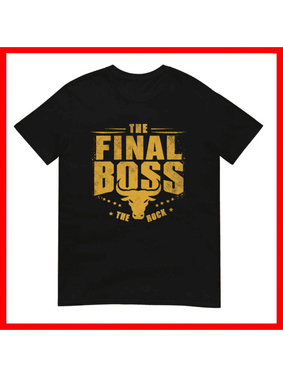 The Final Boss Vintage Rock Music Gamer Bull Head Unisex T-Shirt Size S-5XL