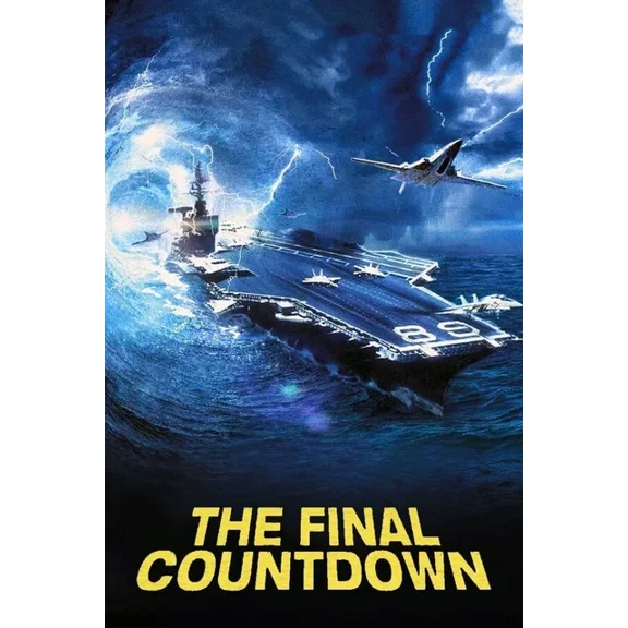 The Final Countdown (1980) Pg Poster Home Decor Office Wall Art Living Room Decor, Paper Poster Only