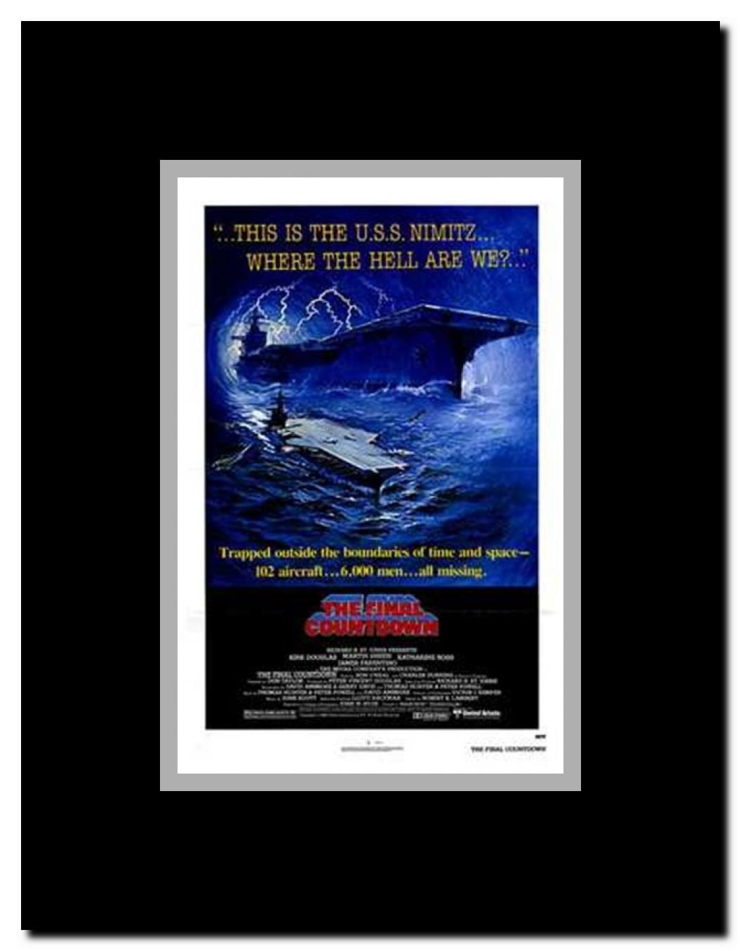 The Final Countdown Framed Movie Poster