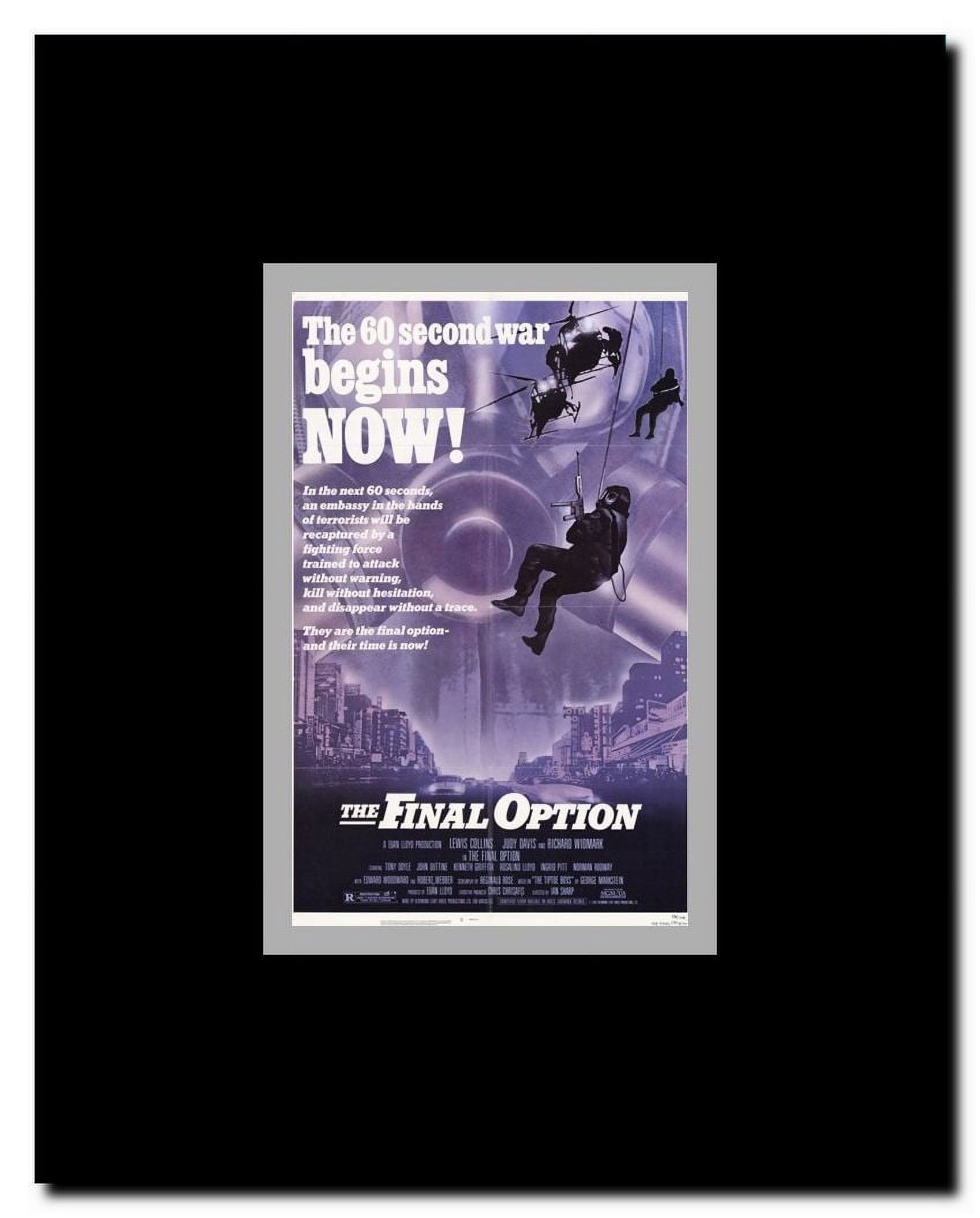 The Final Option Framed Movie Poster