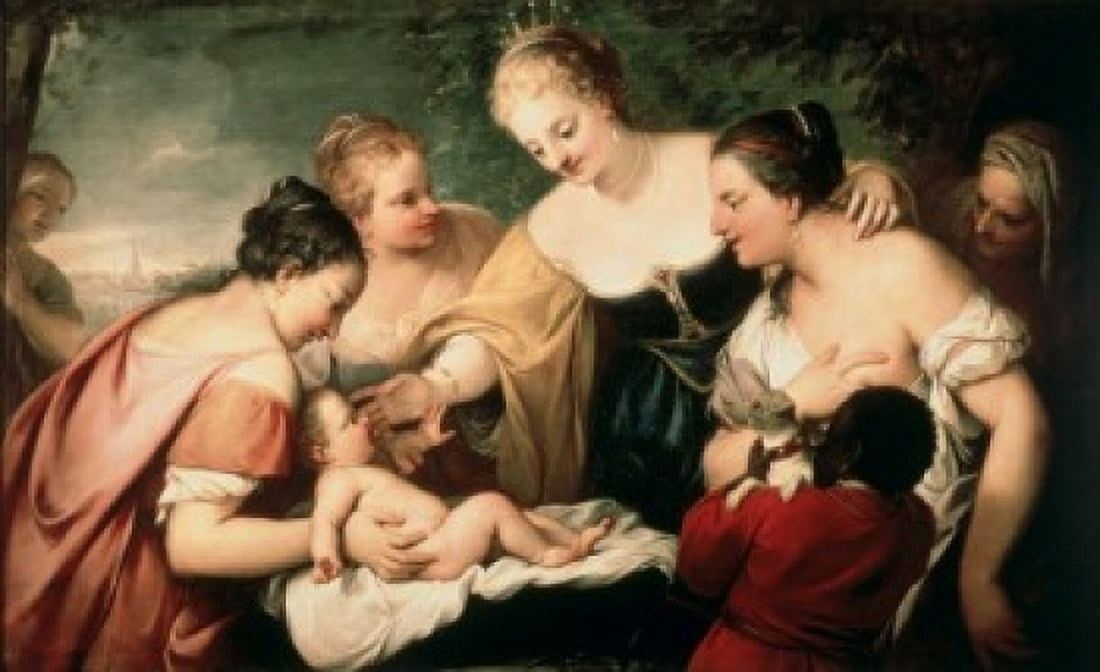 The Finding of Moses Pietro Liberi (1614-1687Italian) Pushkin Museum of Fine Arts Moscow Canvas Art - Pietro Liberi (24 x 36)