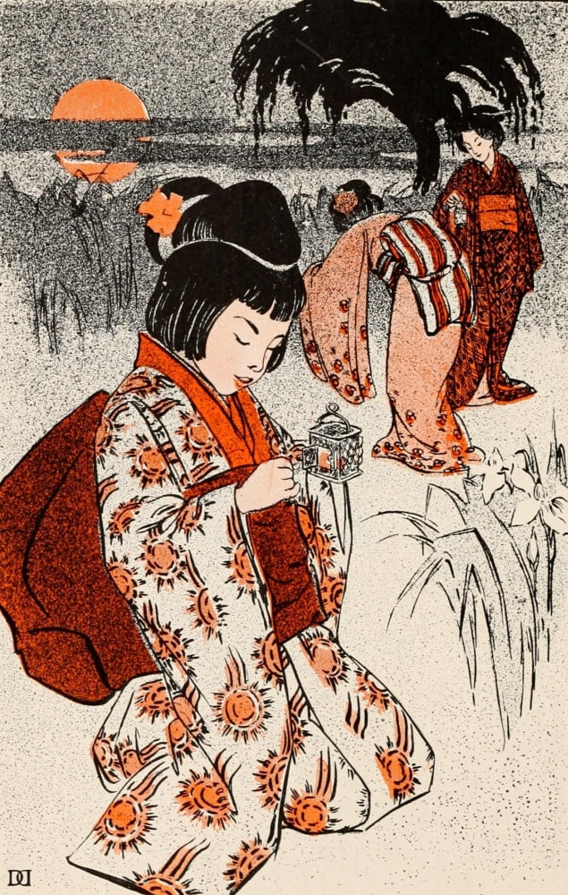 The Fire-flys Lovers and other Tales 1908 Princess Firefly is put in prison Canvas Art - Unknown (24 x 36)