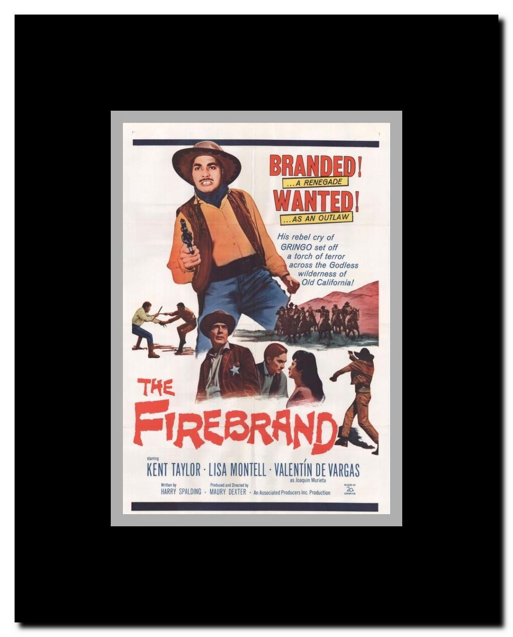 The Firebrand Framed Movie Poster