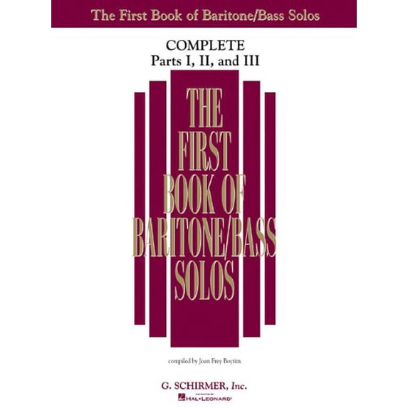 Pre-Owned The First Book of Solos Complete - Parts I, II and III: Baritone/Bass