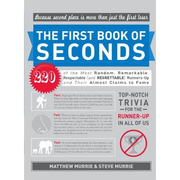 Pre-Owned The First Book of Seconds: 220 of the Most Random, Remarkable, Respectable (and Regrettable) Runners-Up and Their Almost Claim to Fame (Paperback) 144050752X 9781440507526