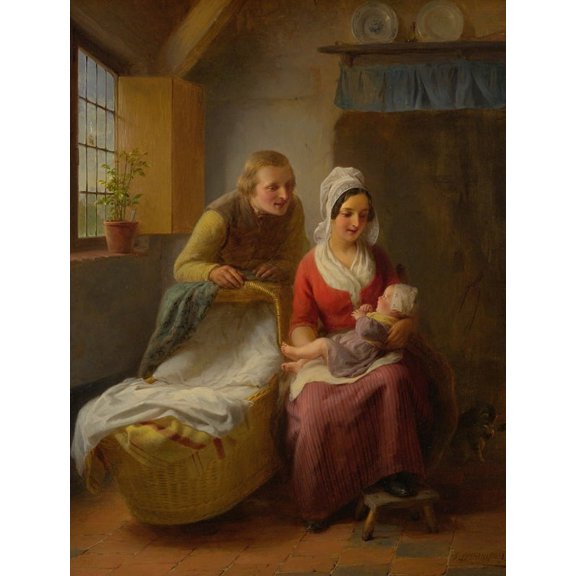 The First Born Poster Print by François Antoine De Bruycker (24 x 36)