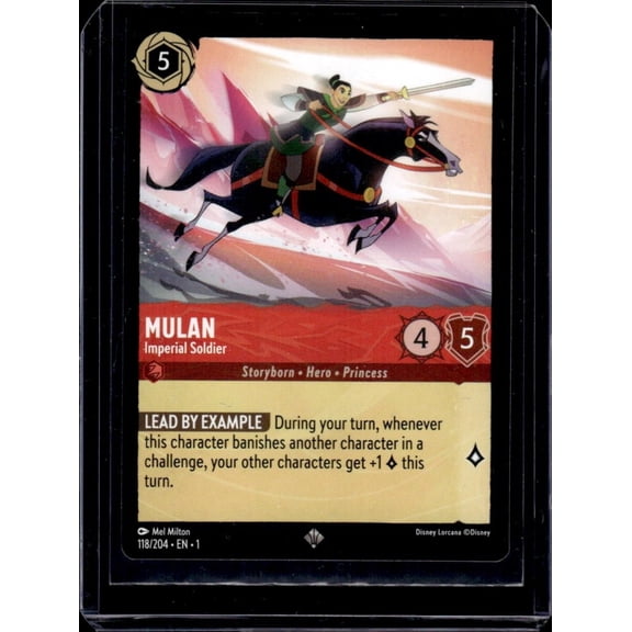 The First Chapter Mulan Super Rare Super Rare #118/204