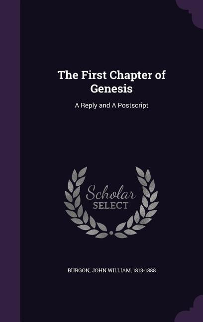 The First Chapter of Genesis (Hardcover)