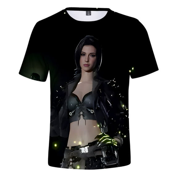 The First Descendant Merch T-shirt Cool 3D Print Trendy Short Sleeves Men And Women Street Wear