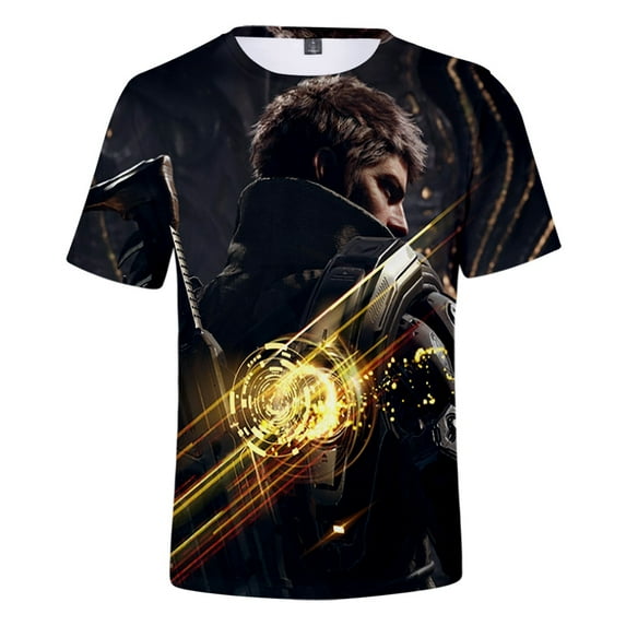 The First Descendant Merch T-shirt Cool 3D Print Trendy Short Sleeves Men And Women Street Wear