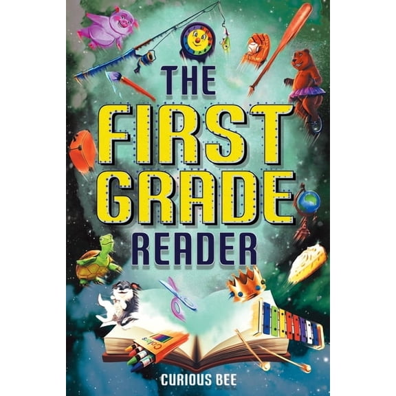The First Grade Reader: 16 Short Stories for Kids in 1st Grade, (Paperback)