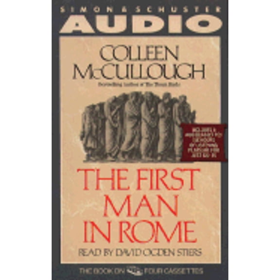 Pre-Owned The First Man in Rome (Audiobook On Cassette Tape) by Colleen McCullough, David Ogden Stiers