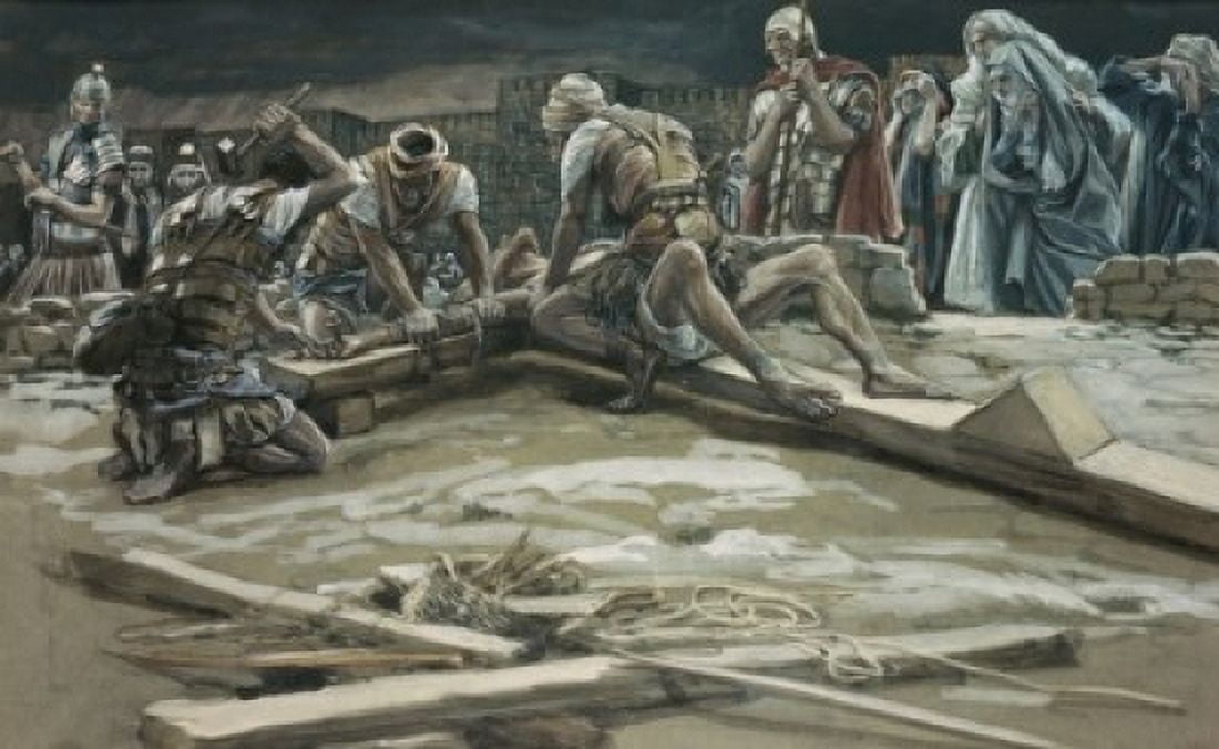 The First Nail James Tissot (1836-1902 French) Canvas Art - James Tissot (18 x 24)