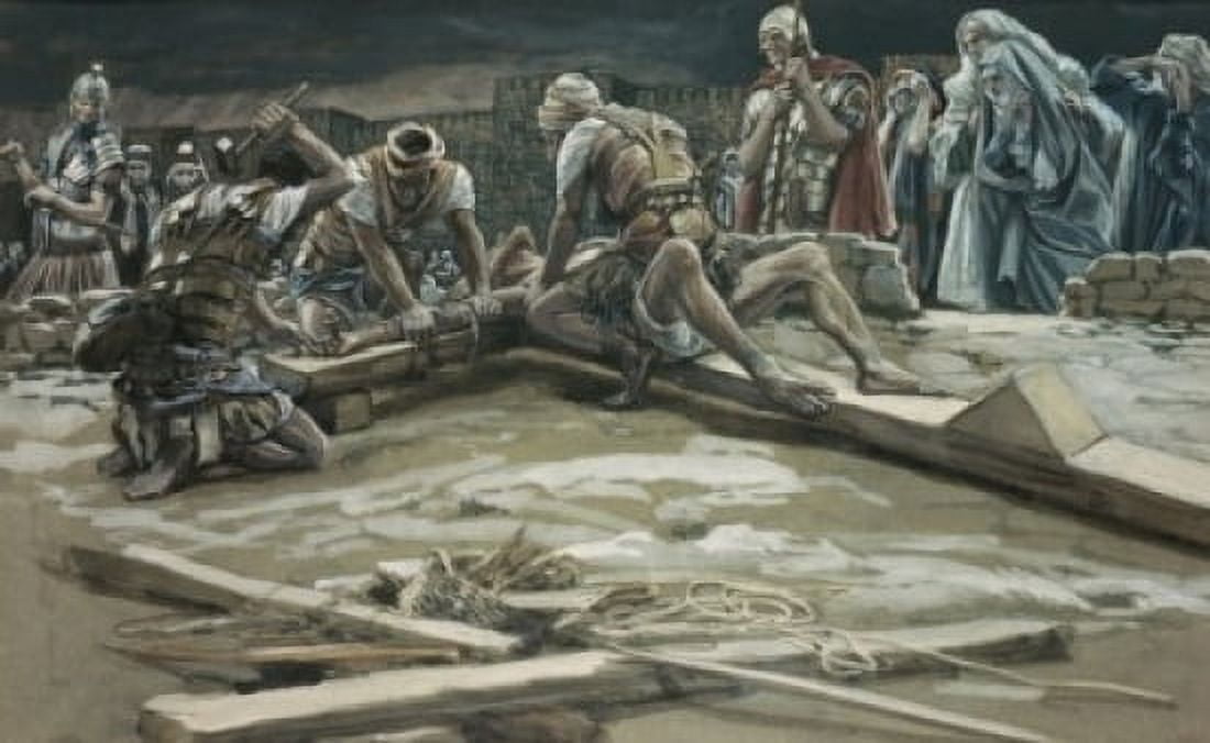 The First Nail James Tissot (1836-1902 French) Canvas Art - James Tissot (24 x 36)