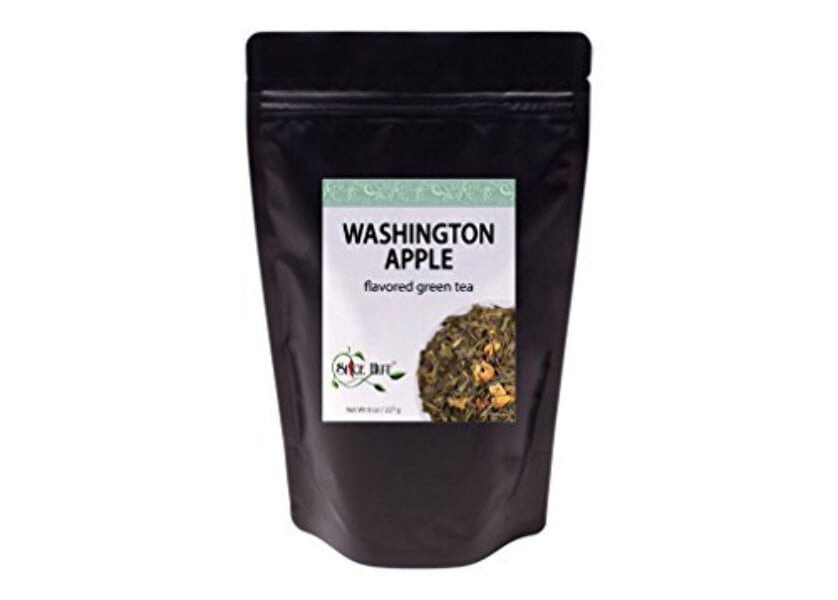 The First Sip of Tea Washington Green Apple Loose Leaf Flavored Green Tea, 8 ounce