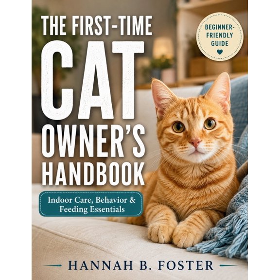The First-Time Cat Owner's Handbook: Indoor Care, Behavior & Feeding Essentials, (Paperback)