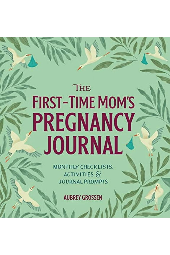 The First-Time Mom's Pregnancy Journal : Monthly Checklists, Activities, & Journal Prompts (Paperback)