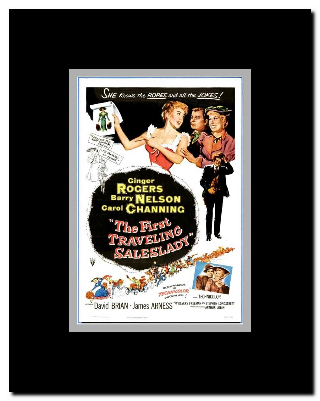 The First Traveling Saleslady Framed Movie Poster