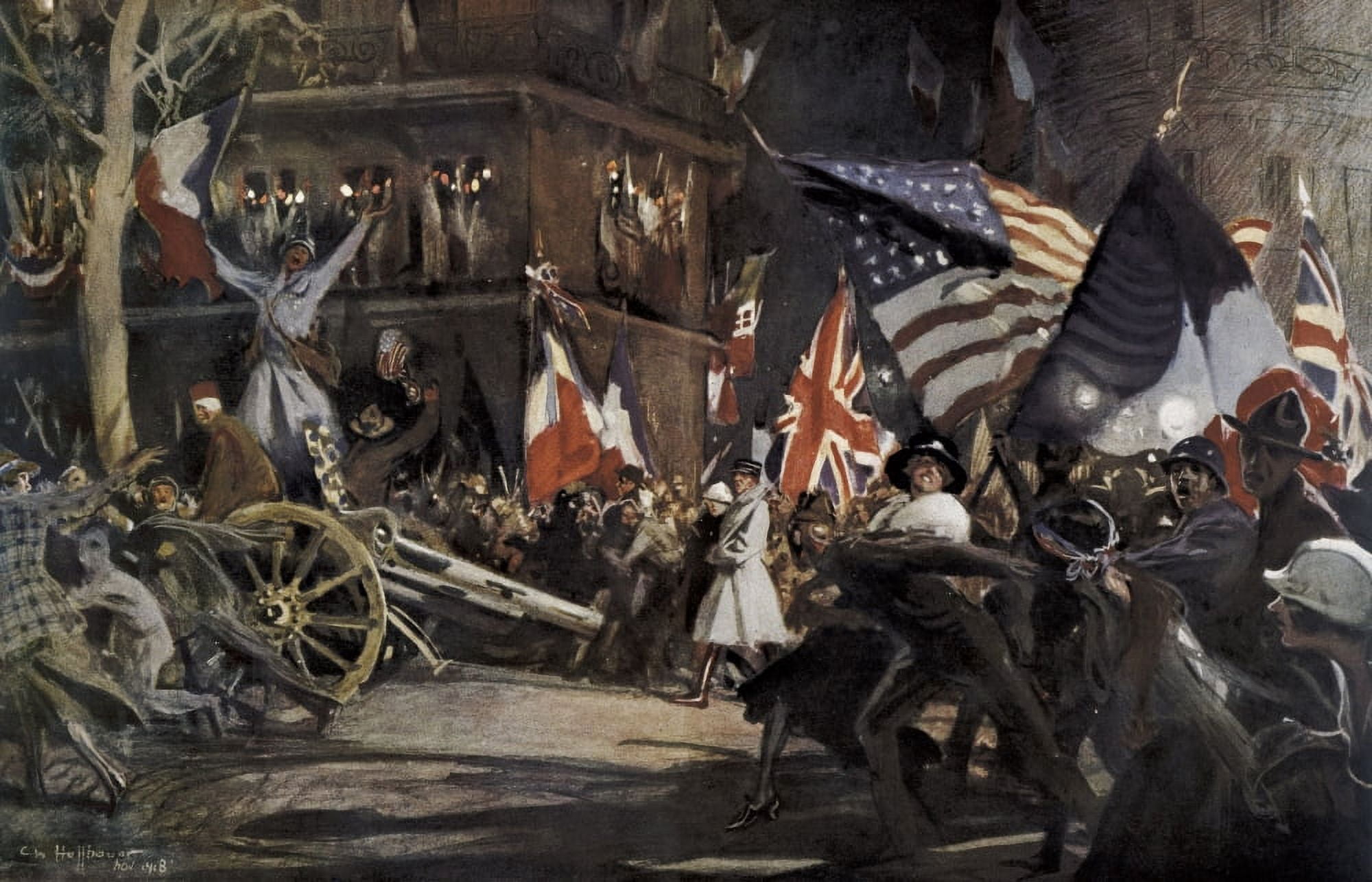 The First World War (1918) Canvas Art - (36 x 24)