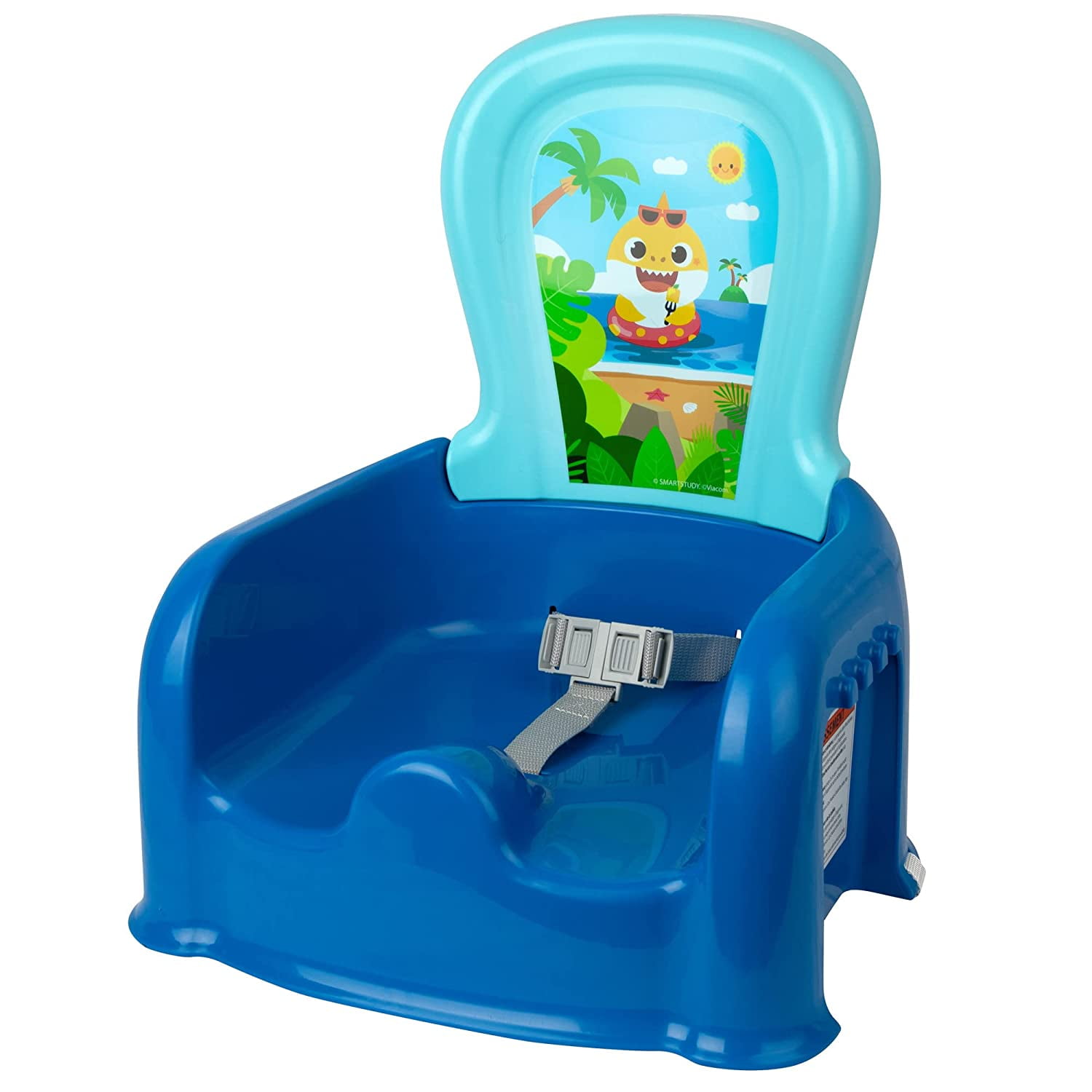 The First Years Baby Shark Mealtime Booster Seat Blue