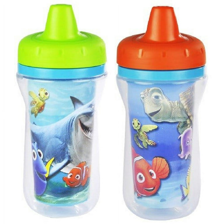 FINDING NEMO 2-Pack Insulated Spill-Proof Sippy Cups with One