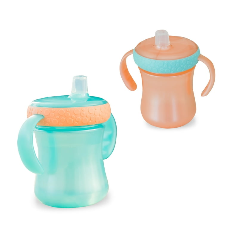 The First Years Soft Spout Trainer Cups, 7 oz — 2 Pack — Pearlized