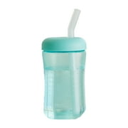 The First Years Squeeze & Sip Toddler Straw Cups - Squeezable Transition Sippy Cup with Silicone Straw - Toddler Feeding Supplies - 7 Oz - 1 Pack - Ages 6 Months and Up