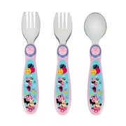The First Years Stainless Steel Minnie Mouse Kitchen Utensil Set, 3 pcs