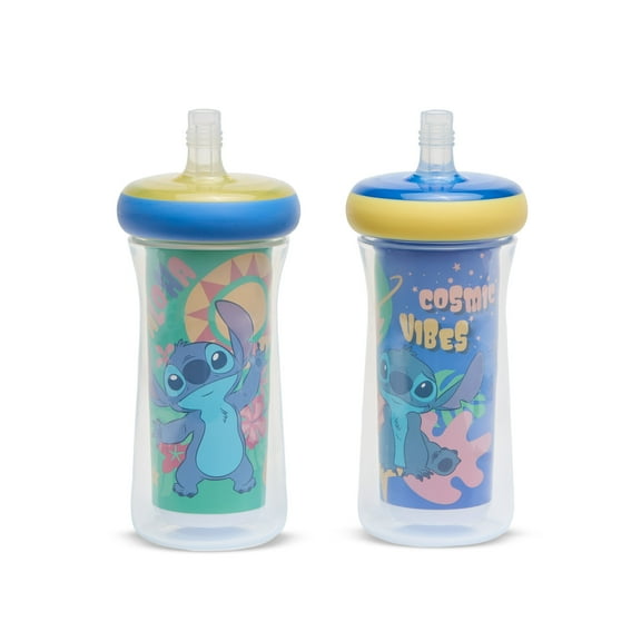 The First Years Stitch Insulated Straw Cup, 9 oz  2 Pack