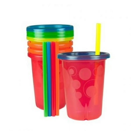 The First Years Straw Cup, Take and Toss, 10 Ounce - 4 Cups