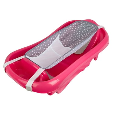 The First Years Sure Comfort Deluxe Newborn to Toddler Bathtub - Pink