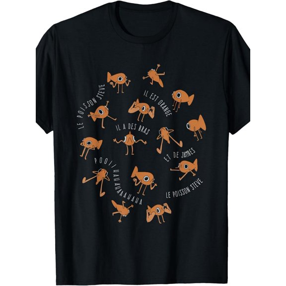 The Fish Steve Humorous Fish Meme T-Shirt