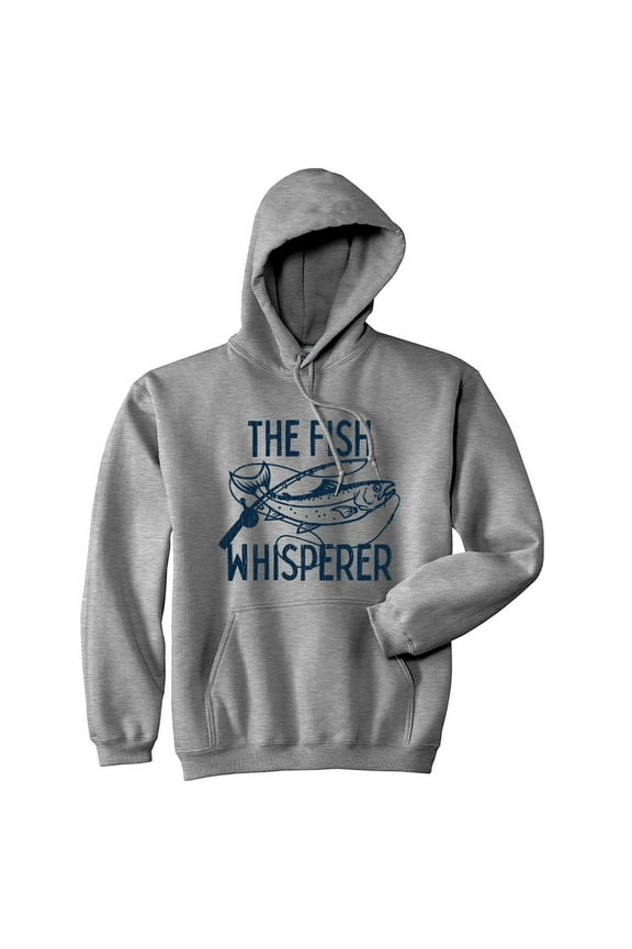 The Fish Whisperer Unisex Hoodie Funny Fishing Lover Gift for Dad