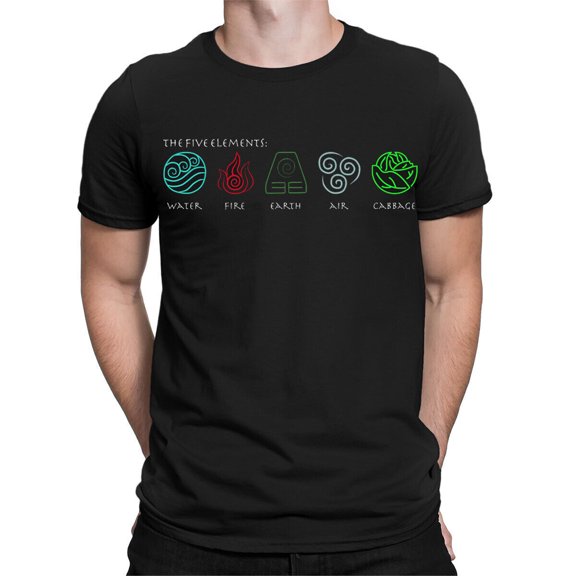 The Five Elements Action Adventure Fantasy Cartoons Mens Womens T-Shirts #TA-152