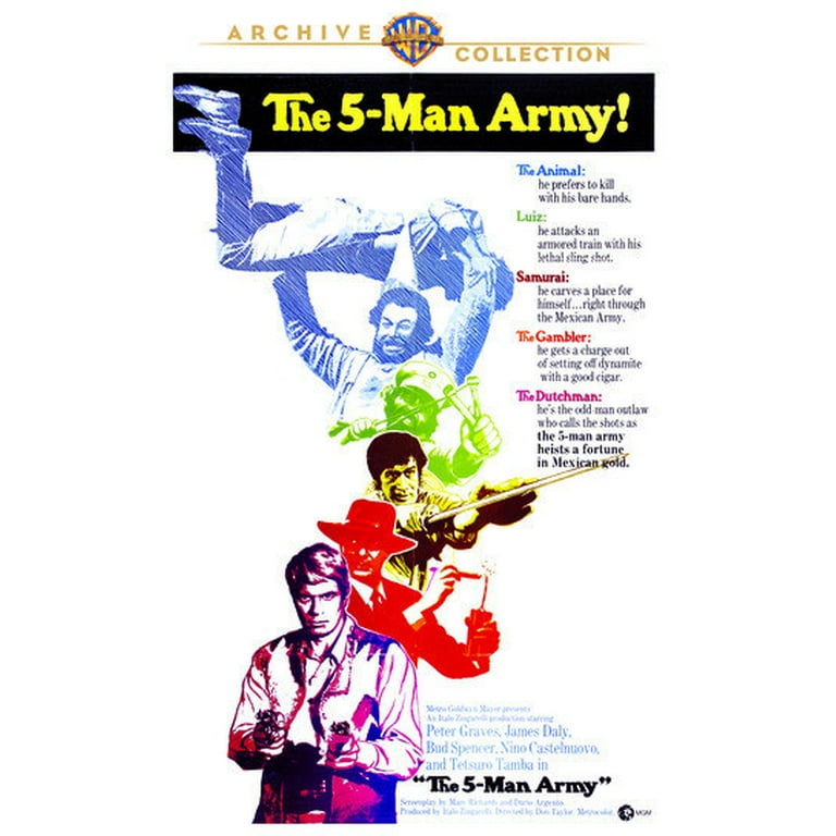 Warner Archives - The Five Man Army [DIGITAL VIDEO DISC] - Walmart.com