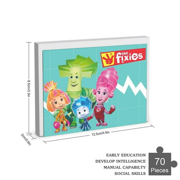 The Fixies Jigsaw Puzzle 35/70/120/200/300/500/1000 Piece Birthday Gift Vibrant Colors High Quality