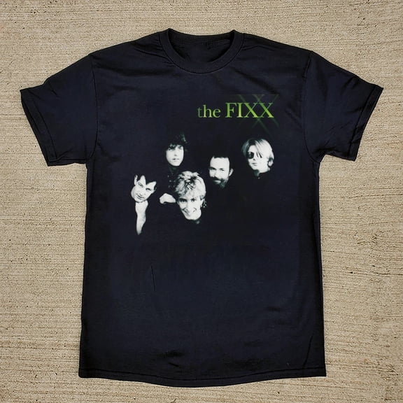 The Fixx Black Cotton All size S-5XL Gift Fans Shirt MI391