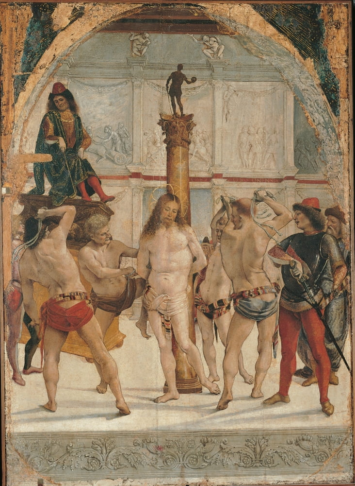 The Flagellation Canvas Art - (24 x 36)