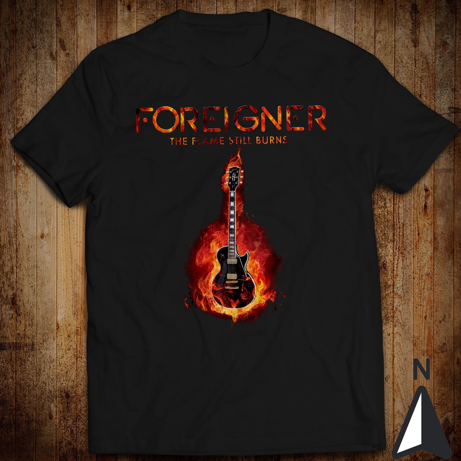 The Flame Still Burns Classic TShirt Foreigner Lou Gramm Ian McDonald