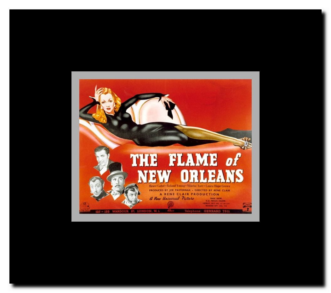 The Flame of New Orleans Framed Movie Poster