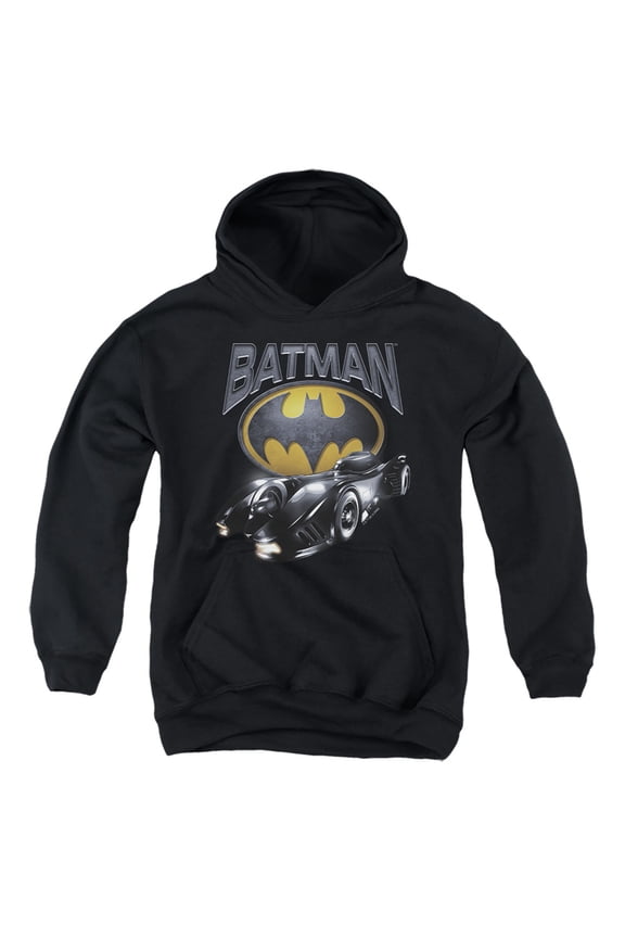 Batman Batmobile Youth Kids Boy/Girls Pull-Over Hoodie