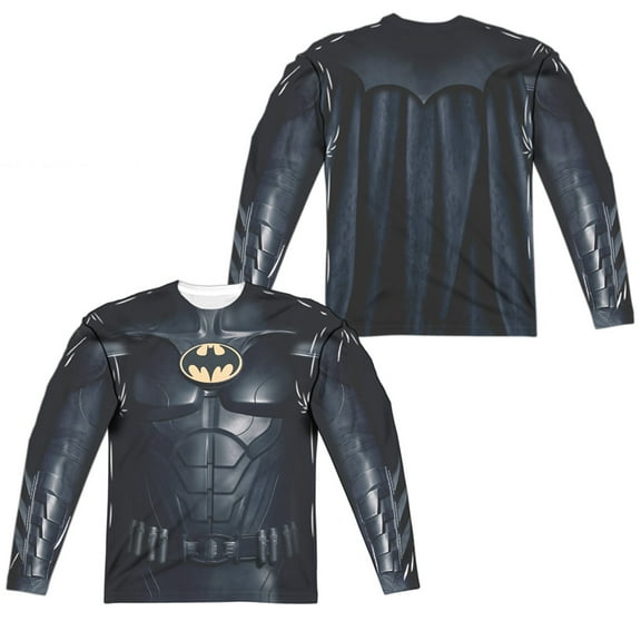 The Flash Batman Uniform Costume Unisex Adult Long-Sleeve Sublimated Halloween Costume T Shirt