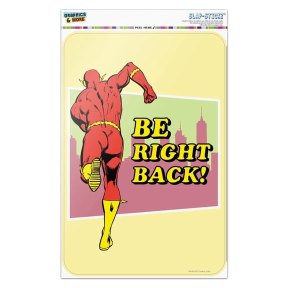 Flash Right Sign Be Right Back Sign Office